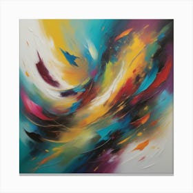 Abstract Painting Canvas Print