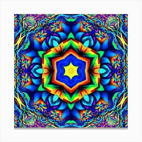 Psychedelic Mandala 56 Toile