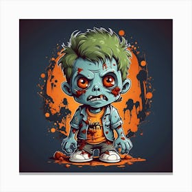 Zombie Boy 2 Canvas Print