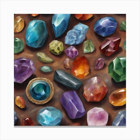 Gemstones 111 Canvas Print