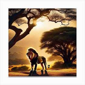 Lion King 4 Canvas Print
