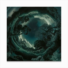 'Circle Of Life' 4 Canvas Print