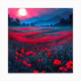 Red Poppies Canvas Print