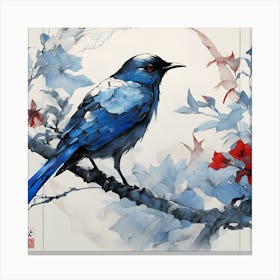 Blue Bird Canvas Print