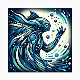 Fish In The Water Canvas Print