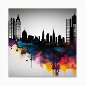New York City Skyline 27 Canvas Print