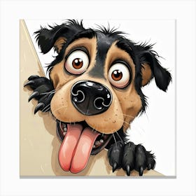 Funny Dog Canvas Print