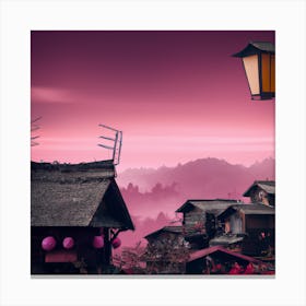 Asian Village Canvas Print