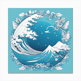 Great Wave Of Kanagawa Canvas Print