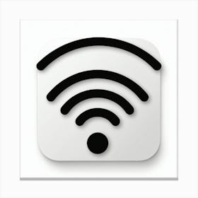 Wifi Icon Canvas Print