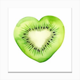 Heart Kiwi Canvas Print