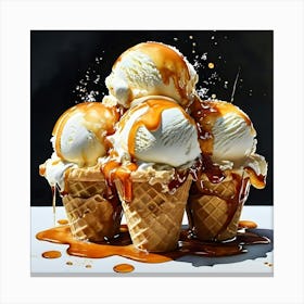 Ice Cream Canvas Print