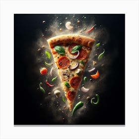 Pizza12 Canvas Print