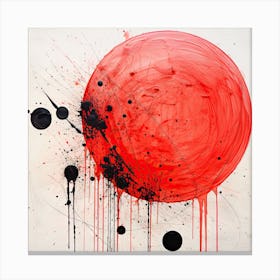 Red Bubble Canvas Print