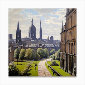 Edinburgh Cityscape 1 Canvas Print