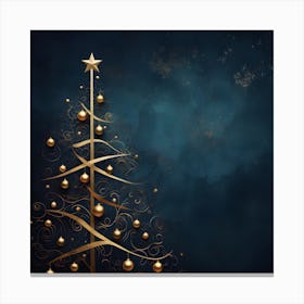 Christmas Tree Background 11 Canvas Print