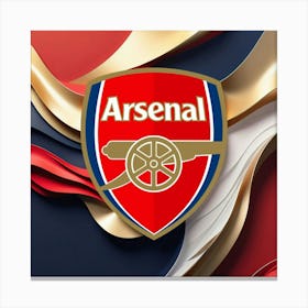 Arsenal F.C Logo Wall Art Canvas Print