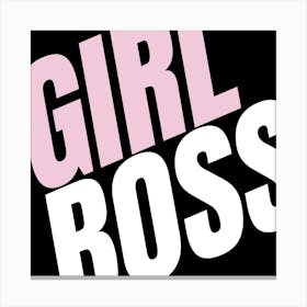 Girl Boss Canvas Print