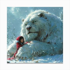 White Wolf 1 Canvas Print