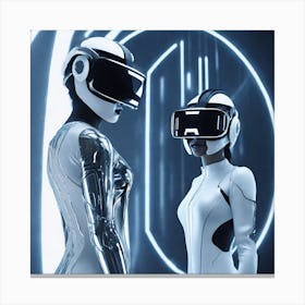 Futuristic Women 9 Canvas Print