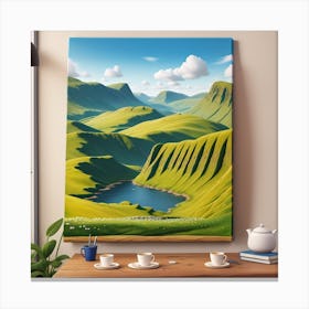 British landscape 1 Canvas Print