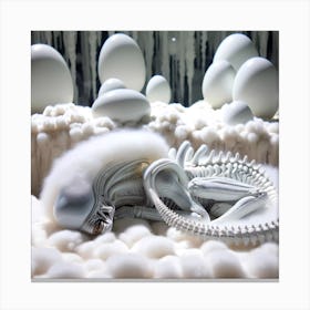 Alien Sleeping 37 Canvas Print