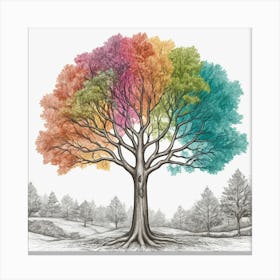 Tree Of Life 14 Canvas Print