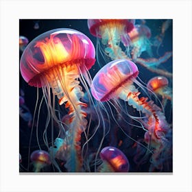 Jellyfish 9 Canvas Print