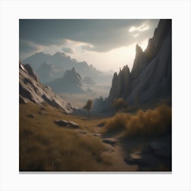 Desert Landscape 42 Canvas Print