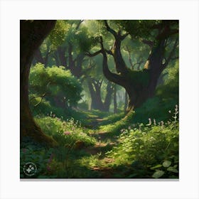 Forest Path Canvas Print