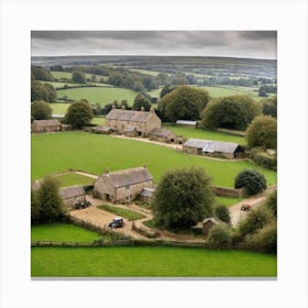 Farm In The Countryside 5 Canvas Print