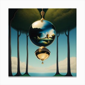 'The Golden Sphere' Canvas Print