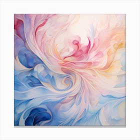 AI Hues of Tranquil Melodies Canvas Print