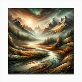 Landscape Painting 174 Canvas Print