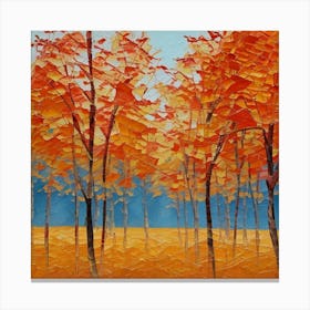 Maple Trees Canvas Print