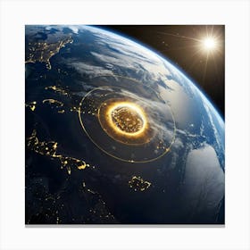 Earth From Space 6 Canvas Print