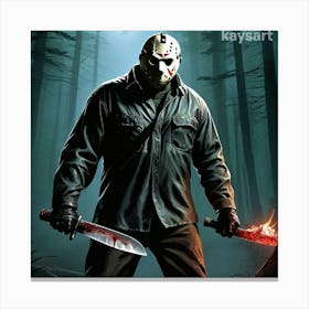 Friday The 13th Canvas Print