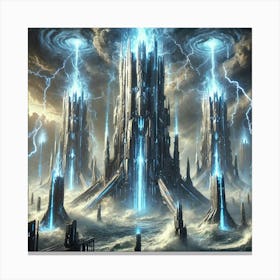 Stormwall Towers Canvas Print