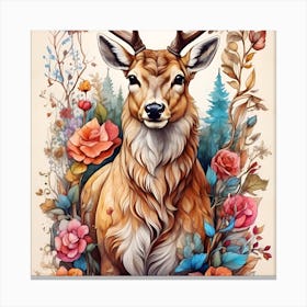 Beautiful goat Canvas Print