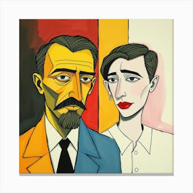 'A Man And A Woman' Canvas Print