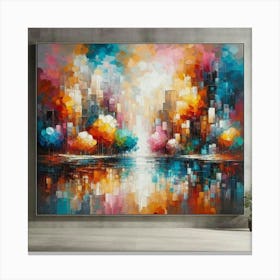 Abstract painting art decoration 4 Canvas Print