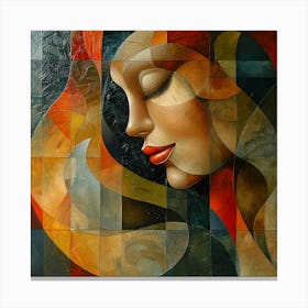 Woman'S Face 12 Canvas Print