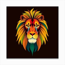 Lion Head Canvas Print