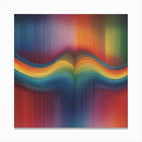 Rainbow Wave Canvas Print