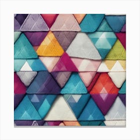 Triangles Canvas Print