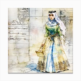 Arabic Woman 2 Canvas Print