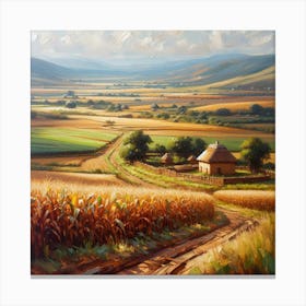 Russian Countryside Canvas Print