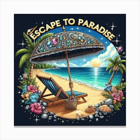 Escape To Paradise 2 Canvas Print