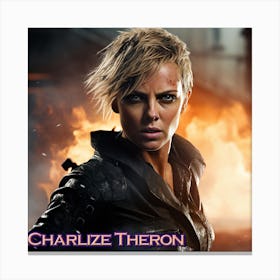 Charlize Theron 1 Canvas Print