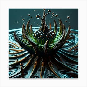 3d Fractal Art Canvas Print